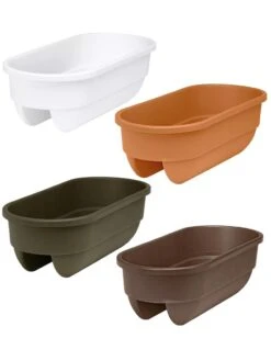 2' X 4' Railing Planter, 25" -Plants And Accessories Shop 34336 001E tif