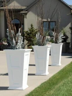 Fairfield Self-Watering Tall Patio Planters, 28” 12 Fairfield Self-Watering Tall Patio Planters, 28” -Plants And Accessories Shop 39 342 106V tif