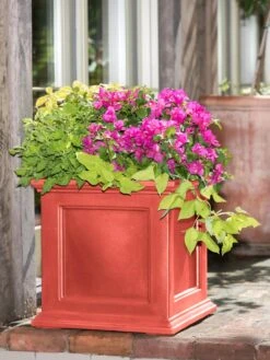 Fairfield Self-Watering Square Planter, 20” X 20” -Plants And Accessories Shop 39 618 08477 tif