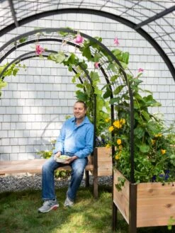 Cedar Bench Kit, Eco-Stained, 48" 15 Cedar Bench Kit, Eco-Stained, 48" -Plants And Accessories Shop 3 4 crop 8612976 0965