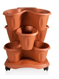 Trifoglio 3-Tier Planter On Wheels -Plants And Accessories Shop 3 4 crop 8613625 05V