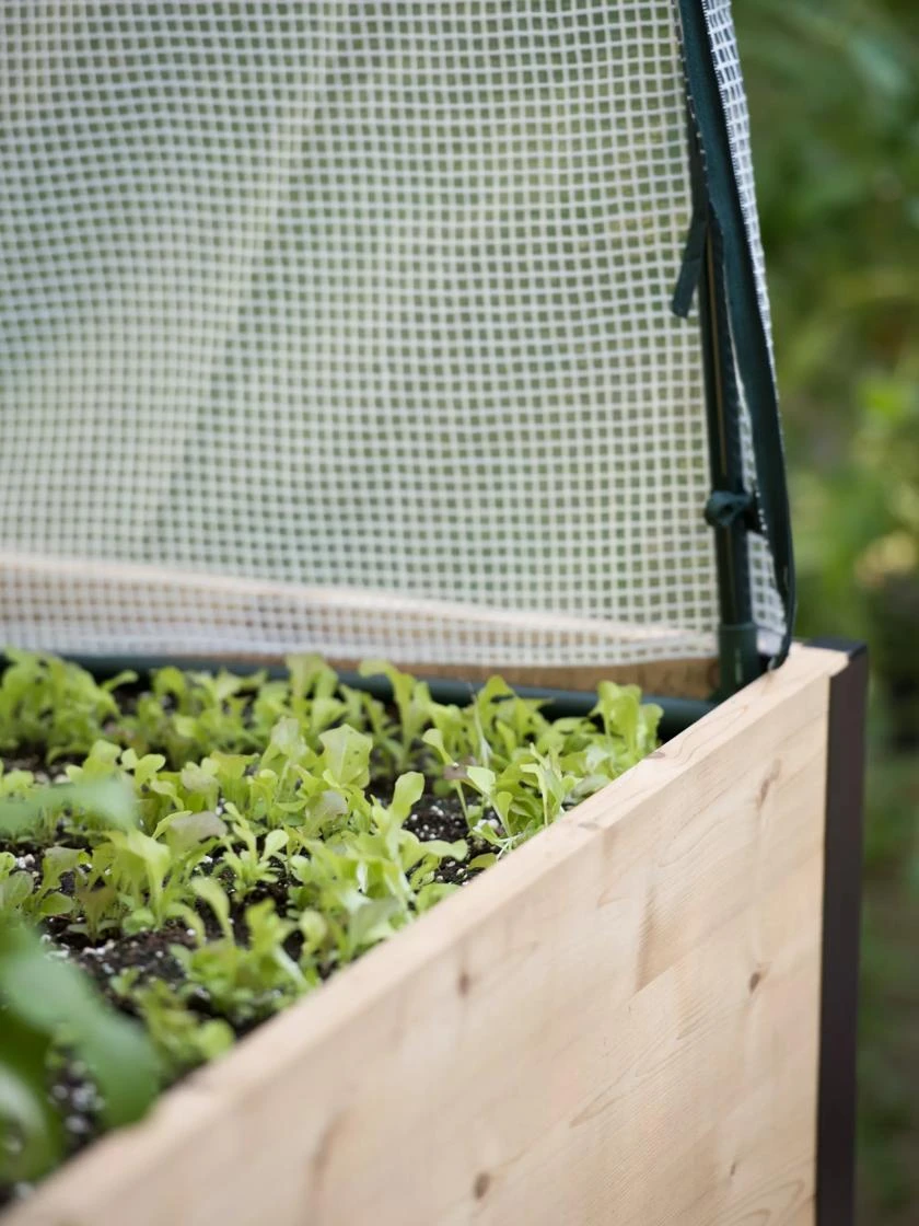 Elevated Planter Box, Frame And 2 Covers Kit, 2' X 8' 5 Elevated Planter Box, Frame And 2 Covers Kit, 2' X 8' - Image 3