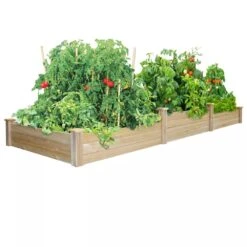 Pine Raised Garden Bed, 2'x4'x10.5" High -Plants And Accessories Shop 8588181 01V tif