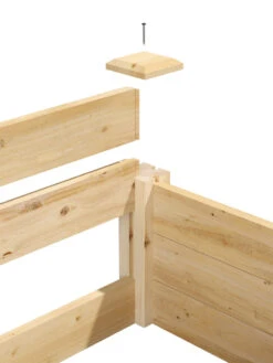 Pine Raised Garden Beds, 4'x4' 19 Pine Raised Garden Beds, 4'x4' -Plants And Accessories Shop 8588181 04v 5