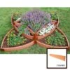 Classic Sienna Versailles Sunburst Raised Garden Bed With 2" Boards -Plants And Accessories Shop 8588252 01v