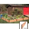 L-Shaped Composite Raised Bed, 12'x12' With 1" Boards 1 L-Shaped Composite Raised Bed, 12'x12' With 1" Boards -Plants And Accessories Shop 8588254 02v sienna composite raised garden bed 1 inch l shaped