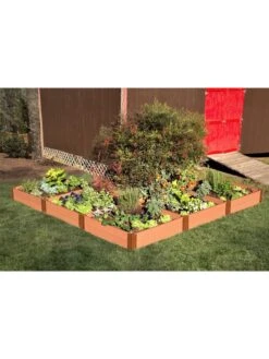 L-Shaped Composite Raised Bed, 12'x12' With 1" Boards -Plants And Accessories Shop 8588254 03v