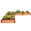 Classic Sienna Raised Garden Bed "L" Shaped With 2" Boards -Plants And Accessories Shop 8588255 04v