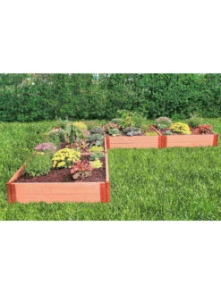 Classic Sienna Raised Garden Bed "L" Shaped With 2" Boards -Plants And Accessories Shop 8588255 05v