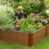 Classic Sienna Raised Bed, 16 1/2" High With 2" Boards -Plants And Accessories Shop 8588262 01V tif