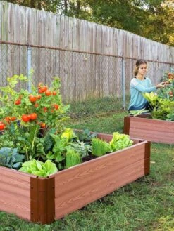 Composite Raised Bed With 1" Boards, 11" 29 Composite Raised Bed With 1" Boards, 11" -Plants And Accessories Shop 8588269 03V tif