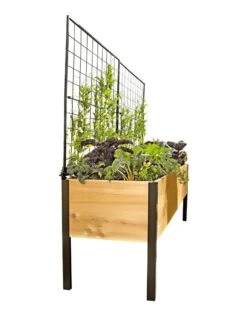 Elevated Planter Box And Space-Maker Pivoting Trellis Set, 2' X 8' -Plants And Accessories Shop 8590367 607 tif