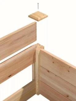 Cedar Raised Garden Bed, 4' X 4' X 6" -Plants And Accessories Shop 8591724 06V tif