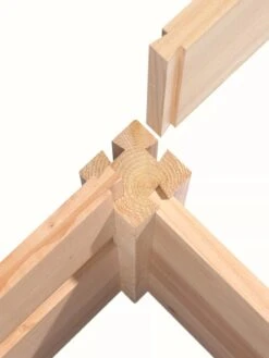 Cedar Raised Garden Bed, 4' X 4' X 6" -Plants And Accessories Shop 8591724 07V tif