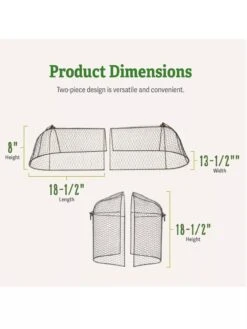 3-in-1 Chicken Wire Cloche -Plants And Accessories Shop 8592117 dimensions