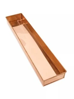 Rectangular Copper Plant Tray, 24" X 5" -Plants And Accessories Shop 8593533 1187 tif