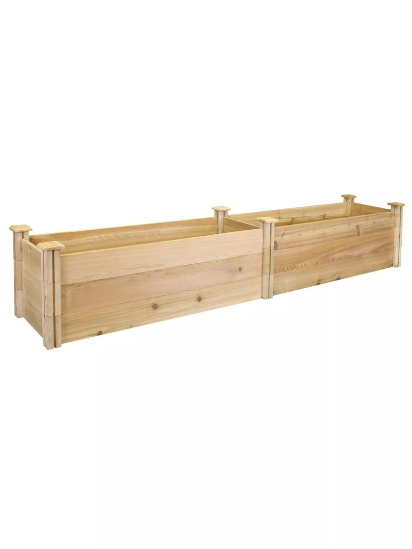 Premium Cedar Raised Garden Bed, 16" X 96" 6 Premium Cedar Raised Garden Bed, 16" X 96" - Image 4