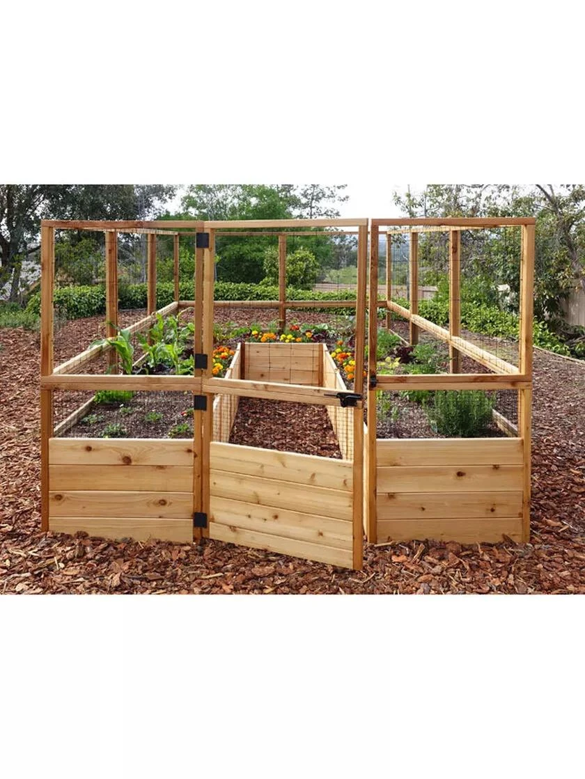 Garden In A Box With Deer Fence, 8' X 12' 2 Garden In A Box With Deer Fence, 8' X 12'
