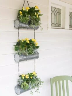 Galvanized Hanging Triple Planter -Plants And Accessories Shop 8595213 1108 tif