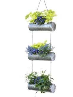 Galvanized Hanging Triple Planter -Plants And Accessories Shop 8595213 6967 tif