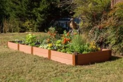 Composite Raised Bed With 1" Boards, 11" 21 Composite Raised Bed With 1" Boards, 11" -Plants And Accessories Shop 8595613 02V tif