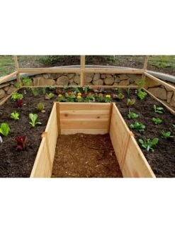 Garden In A Box Cedar Raised Bed, 8' X 8' -Plants And Accessories Shop 8595775 04V