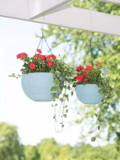Weave Self-Watering Hanging Basket, 10" -Plants And Accessories Shop 8596490 2069 tif