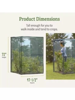 Crop Cage, 4' X 4' -Plants And Accessories Shop 8596538 dimensions