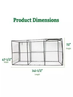 Crop Cage, 4' X 12' -Plants And Accessories Shop 8596540 2