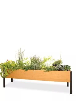 Eco-Stained Elevated Planter Box, 2'x8' -Plants And Accessories Shop 8596760 101 tif