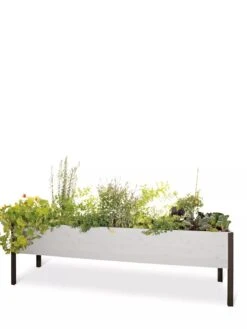 Eco-Stained Elevated Planter Box, 2'x8' -Plants And Accessories Shop 8596760 102 tif