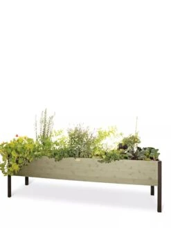 Eco-Stained Elevated Planter Box, 2'x8' -Plants And Accessories Shop 8596760 3869 tif
