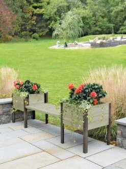 Elevated Cedar Planter Bench Kit, Eco-Stained, 90" 5 Elevated Cedar Planter Bench Kit, Eco-Stained, 90" -Plants And Accessories Shop 8598694MG 1001 tif