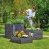 Exaco Hexagonal Raised Garden Bed Planter -Plants And Accessories Shop 8599285 02V exaco hexagonal plastic raised garden bed planter tif