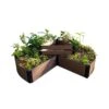 Circle Keyhole Garden With 1" Boards -Plants And Accessories Shop 8599445 03v circle keyhole garden 1 inch uptown brown
