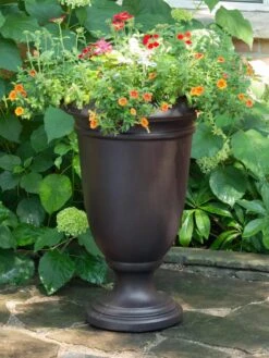 Ellington Self-Watering Urn Planter, 24" 12 Ellington Self-Watering Urn Planter, 24" -Plants And Accessories Shop 8600110 02V tif