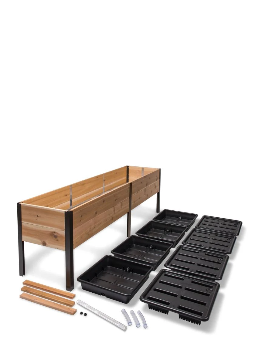 Self-Watering Elevated Planter Box, 2' X 8' 9 Self-Watering Elevated Planter Box, 2' X 8' - Image 7