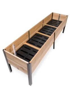Self-Watering Elevated Planter Box, 2' X 8' 22 Self-Watering Elevated Planter Box, 2' X 8' -Plants And Accessories Shop 8608960 2302 tif