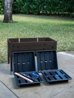 Self-Watering Eco-Stained Elevated Planter Box, 2' X 4' -Plants And Accessories Shop 8608964 6001 tif