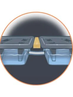 Self-Watering Eco-Stained Elevated Planter Box, 2' X 8' -Plants And Accessories Shop 8609009 0002 detail art tif 1