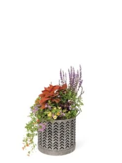 Galvanized Grow Bag Planter 12" -Plants And Accessories Shop 8609177 0368 tif