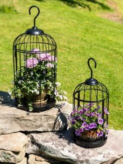 Hanging Birdcage Planter Set -Plants And Accessories Shop 8609181 0374 tif