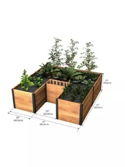 Vita Mezza Keyhole Garden 6’x6’ -Plants And Accessories Shop 8609395 02V