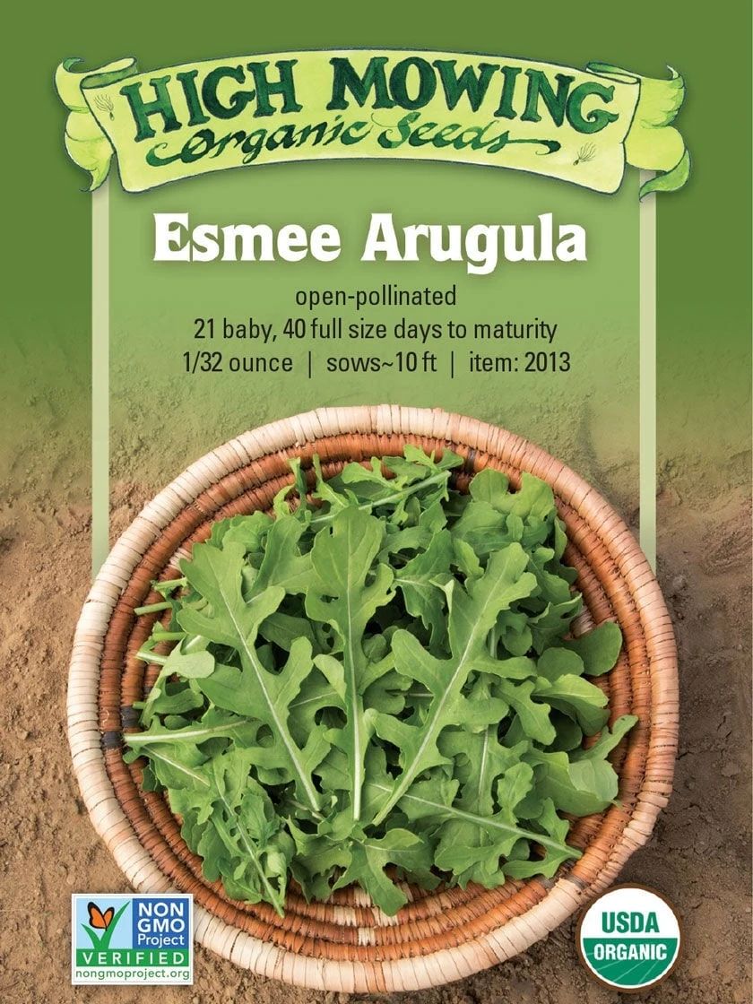 Esmee Arugula Organic Seeds 3 Esmee Arugula Organic Seeds