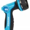 Aqua Joe AJHN102 Heavy Duty Indestructible Metal Multi Function Adjustable Hose Nozzle With Smart Throttle -Plants And Accessories Shop 8610640 01V jpg