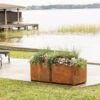 Corten Steel Modular Raised Bed, 2'x4' -Plants And Accessories Shop 8610702 0033 tif