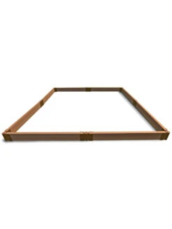 Classic Sienna Composite Raised Bed, 5-1/2" High With 2" Boards -Plants And Accessories Shop 8610836 01v