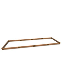Classic Sienna Composite Raised Bed, 5-1/2" High With 2" Boards -Plants And Accessories Shop 8610837 01v