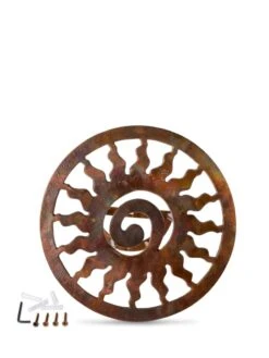 Rustic Sun Wall-Mount Garden Hose Hanger 8 Rustic Sun Wall-Mount Garden Hose Hanger -Plants And Accessories Shop 8611025 0828 tif