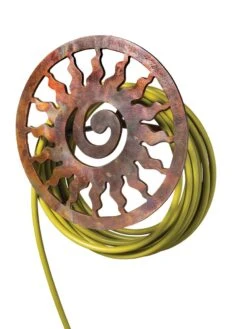 Rustic Sun Wall-Mount Garden Hose Hanger 7 Rustic Sun Wall-Mount Garden Hose Hanger -Plants And Accessories Shop 8611025 2923 tif